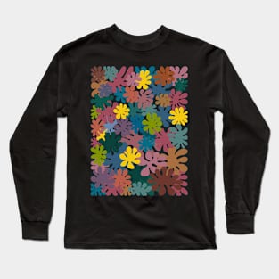 Flower Pattern Long Sleeve T-Shirt